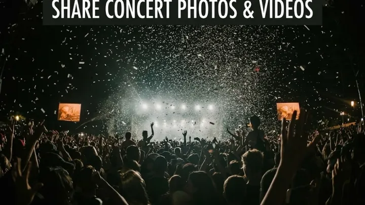 Concert Photo Sharing: How to Create a Shared Album for Your Squad