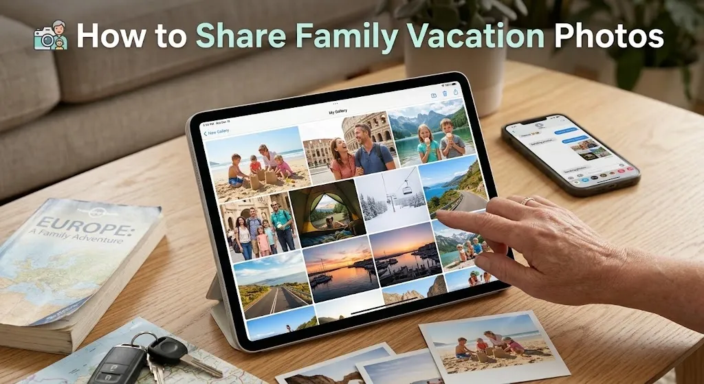How to Share Family Vacation Photos Privately (Without Posting on Instagram)