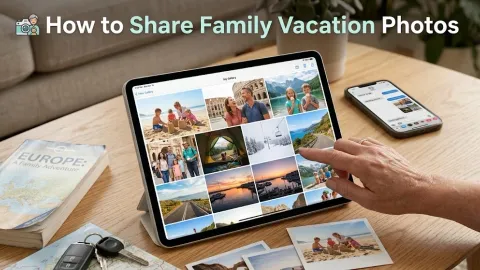 How to Share Family Vacation Photos Privately (Without Posting on Instagram)